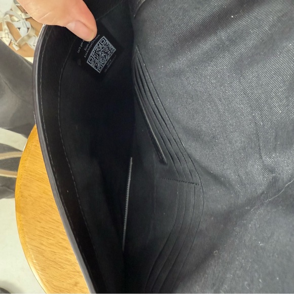 Rebecca Minkoff Wonder Leo Envelope Clutch Black Metallic Elegant  Clutch